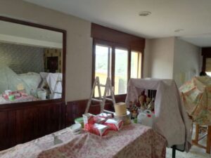 Preparación de los trabajos de pintura