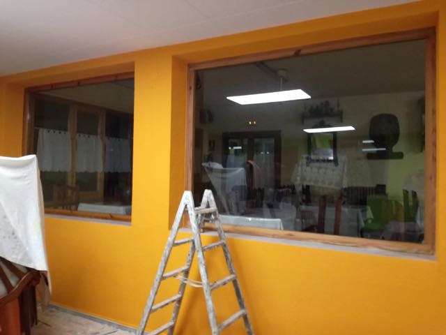 Trabajos de pintura en comedores
