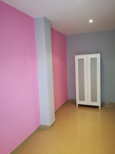 Piso pintado y acabado