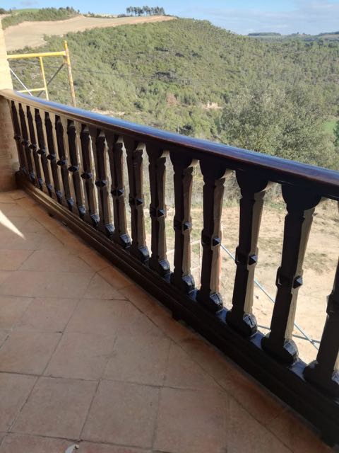 Trabajos de restauración en madera