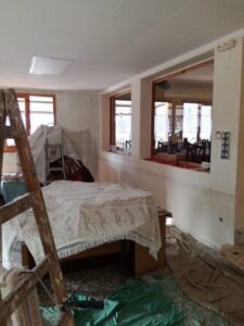 Trabajos de pintura en comedores