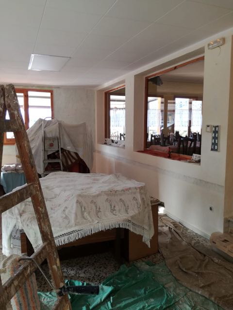 Trabajos de pintura en comedores