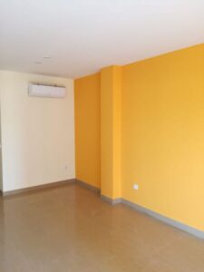 Piso pintado y acabado
