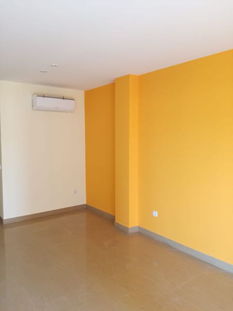 Piso pintado y acabado