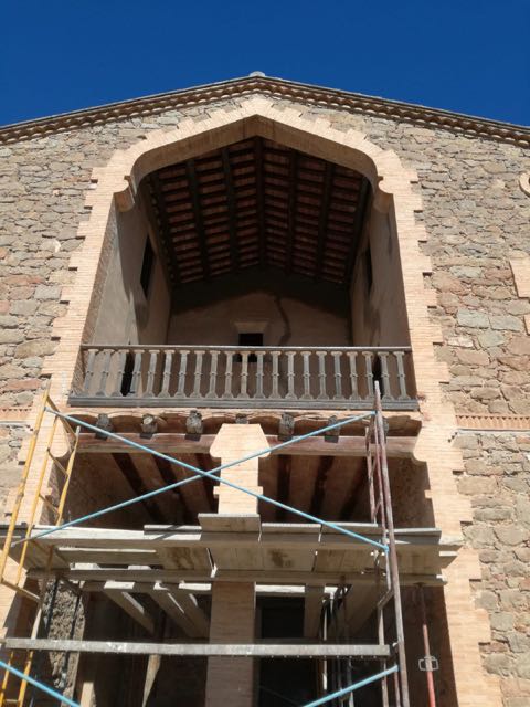 Trabajos de restauración en madera