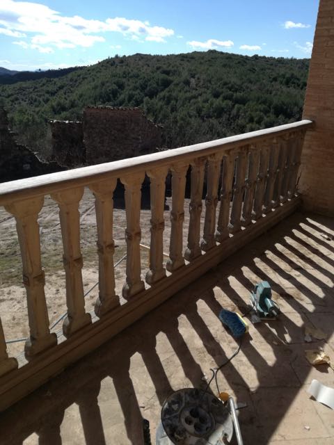 Trabajos de restauración en madera