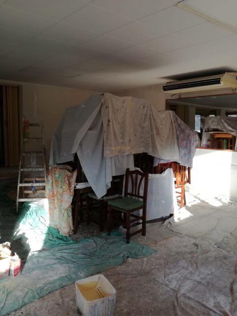 Trabajos de pintura en comedores