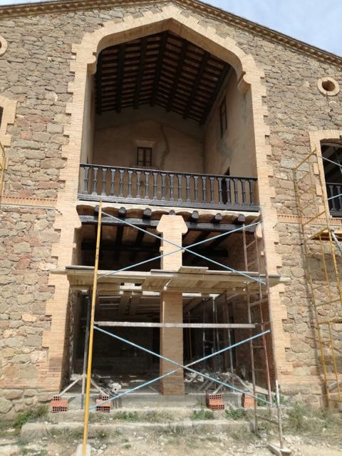 Trabajos de restauración en madera