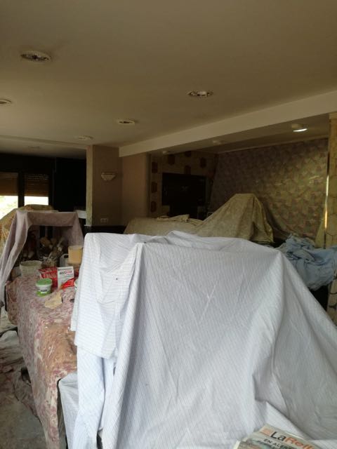 Preparación de los trabajos de pintura