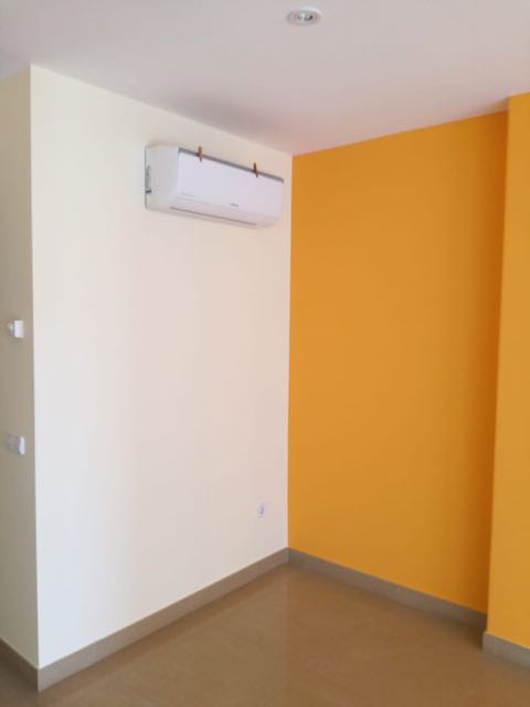 Piso pintado y acabado