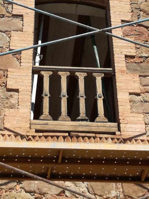 Trabajos de restauración en madera