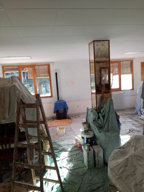 Trabajos de pintura en comedores