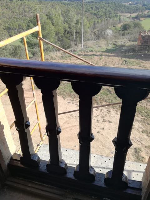 Trabajos de restauración en madera