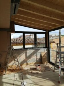 Trabajos de restauración en madera