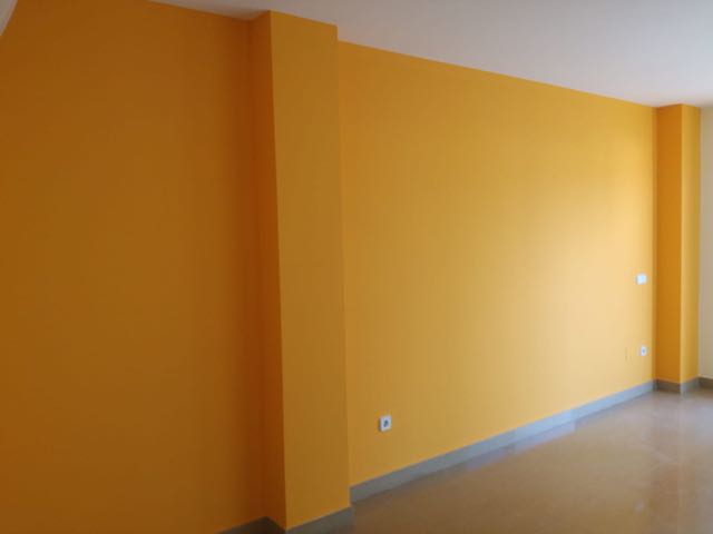 Piso pintado y acabado