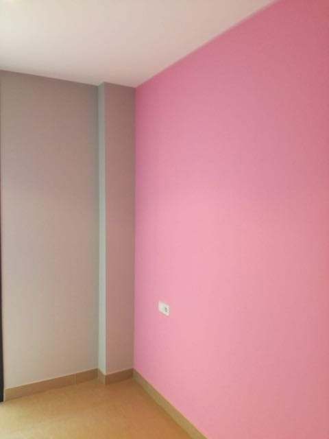 Piso pintado y acabado